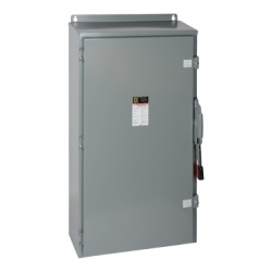 Schneider Electric HU266AWK Heavy Duty Safety Switch - 600 Amp, Two Pole, 600 VAC, 600 VDC