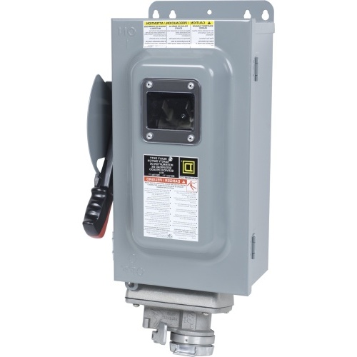 Schneider Electric HU361AWCVW Safety switch, heavy duty, non fusible ...