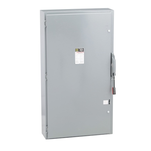 Schneider Electric HU365 Safety switch, heavy duty, non fusible, 400A, 3 poles, 350 hp, 600 VAC/DC, NEMA1