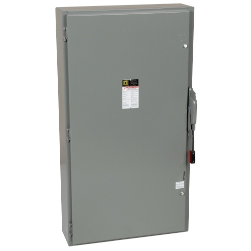 Schneider Electric HU366 Safety switch, heavy duty, non fusible, 600A, 3 poles, 500 hp, 600 VAC/DC, NEMA1