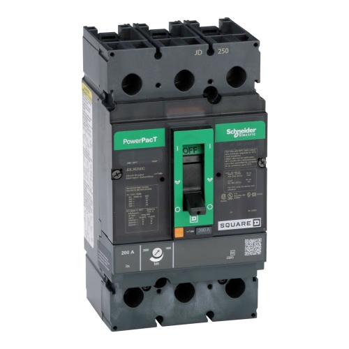 Schneider Electric JDL36200C Square D Breaker J Frame 200 Amp Three Pole