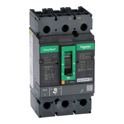 Schneider Electric JDL36225C Square D Breaker J Frame 225 Amp Three Pole