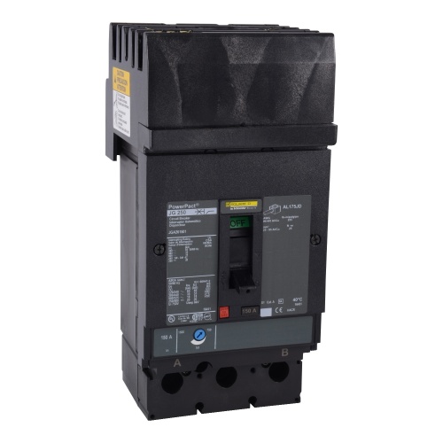 Schneider Electric JGA261501 - PowerPact J Circuit breaker, 150 Amp, Two Pole, 65 kA, 600 VAC