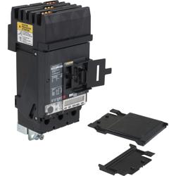 Schneider Electric JGA36250U43XLYYP PowerPact J-Frame breaker, I-Line, Micrologic 5.2A, 250 A, 3P, 18 kA at 600 VAC