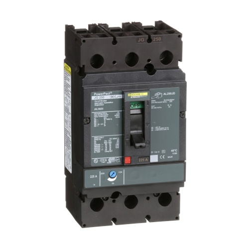 Schneider Electric JGL36225 Square D Breaker J Frame 225 Amp Three Pole