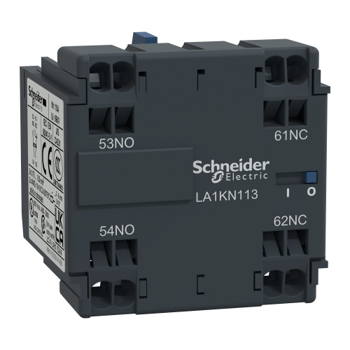 Schneider Electric LA1KN113 TeSys K - Auxiliary contact block - 1 NO + 1 NC - spring terminals