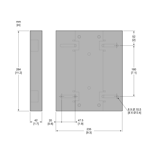 Schneider Electric LA9GRFB3 Retrofit Base