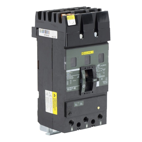 Schneider Electric LAL361501021 - Circuit breaker, 150 Amp, Three Pole, 10 kA, 600 VAC, 250 VDC