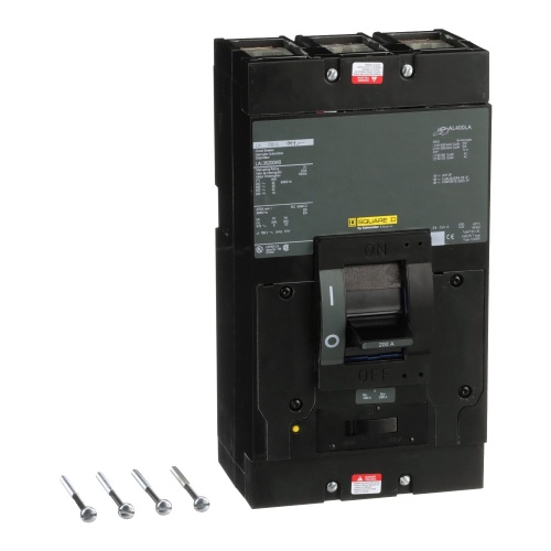 Schneider Electric LAL36200MB FA/LA LA Frame MOLDED CASE CIRCUIT BREAKER 600V, 200A, 3P, SHORT HANDLE