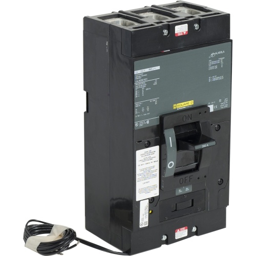 Schneider Electric LAL363501021 FA/LA LA Frame MOLDED CASE CIRCUIT BREAKER,600VAC/250VDC, 350A, 3P,SHUNT TRIP