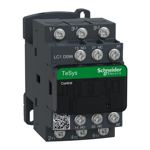Schneider Electric LC1D096L7 TeSys D Non-Reversing contactor - 3P(3 NO) - AC-3 - <= 440 V 9 A - 200 V AC coil