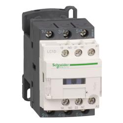 Schneider Electric LC1D18M7 TeSys D IEC Non-Reversing contactor, 18 A, 3 P, 10 HP at 480 VAC, nonreversing, 220 VAC 50/60 Hz coil