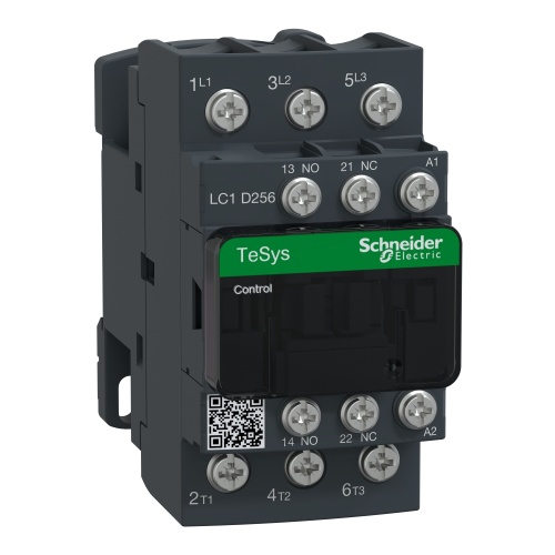 Schneider Electric LC1D256F7 TeSys D Non-Reversing contactor - 3P(3 NO) - AC-3 - <= 440 V 25 A - 110 V AC coil