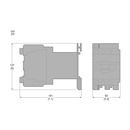 Schneider Electric LC1D80008P7 TeSys D Non-Reversing contactor - 4P(2 NO + 2 NC) - AC-1 <= 440 V 125 A 230 V AC 50/60 Hz coil