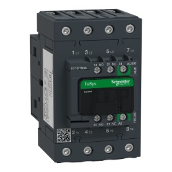 Schneider Electric LC1DT60AKUE IEC Contactor - 60 Amp, Four Pole, 100-250 VAC/DC Coil, 4 NO