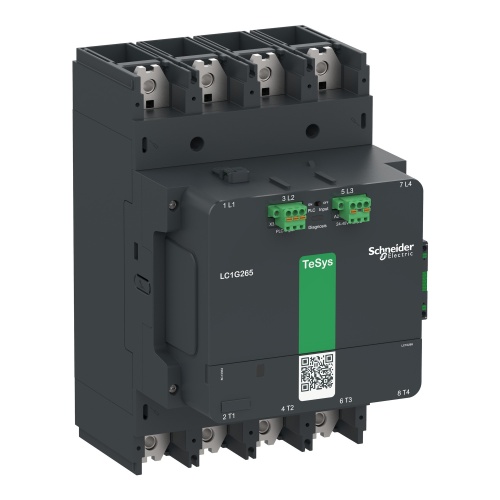 Schneider Electric LC1G3304LSEA - TeSys Giga contactor - 440 Amp, 500 VAC/DC, 4P