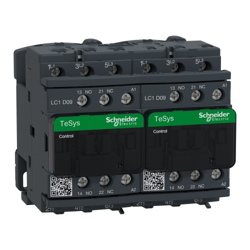 Schneider Electric LC2D09E7 REVERSING CONTACTOR 575VAC 9A IEC