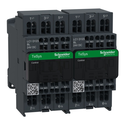 Schneider Electric LC2D123BL REVERSING CONTACTOR 575VAC 12A IEC