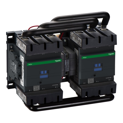 Schneider Electric LC2D150B7 TeSys D reversing contactor - 3P(3 NO) - AC-3 - <= 440 V 150 A - 24 V AC coil