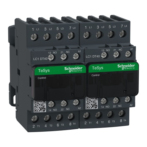 Schneider Electric LC2DT40G7 REVERSING CONTACTOR 575VAC 40A IEC