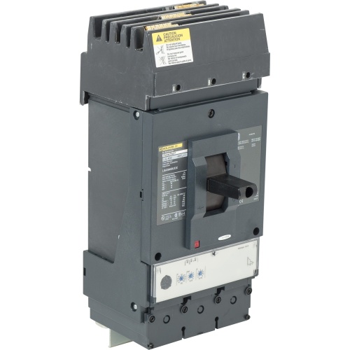 Schneider Electric LGA34400WU33X - PowerPact L Circuit breaker, 400 Amp, Three Pole, 65 kA, 480/277 VAC