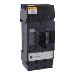 Schneider Electric LGA36400U31XYP Circuit breaker, PowerPact L, I-Line, Micrologic 3.3, 400A, 3 poles, 600 V, 18 kA, 80% rated, handle padlock