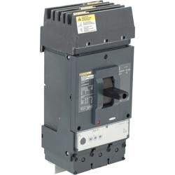 Schneider Electric LJA36400U33XYP Circuit breaker, PowerPact L, I-Line, Micrologic 3.3S, 400A, 3 poles, 600 V, 25 kA, 80% rated, handle padlock