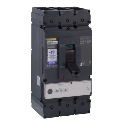Schneider Electric LJF36400U33X - PowerPact L Circuit breaker, 400 Amp, Three Pole, 65 kA, 600 VAC