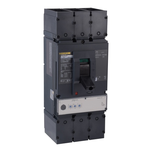 Schneider Electric LLL36400CU33X - PowerPact L Circuit breaker, 400 Amp, Three Pole, 125 kA, 600 VAC