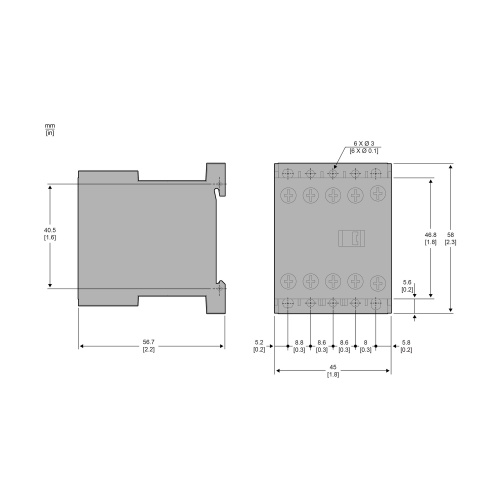 Schneider Electric LP1K1210JD TeSys K Non-Reversing contactor - 3P - AC-3 <= 440 V 12 A - 1 NO aux. - 12 V DC coil