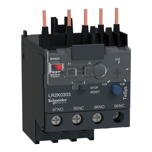 Schneider Electric LR2K0303 TeSys K - differential thermal overload relays - 0.23...0.36 A - class 10A