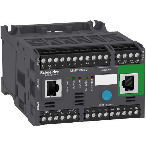 Schneider Electric LTMR08MBD motor controller IEC Smart Overload LTMR TeSys T - 24 V DC 8 A for Modbus