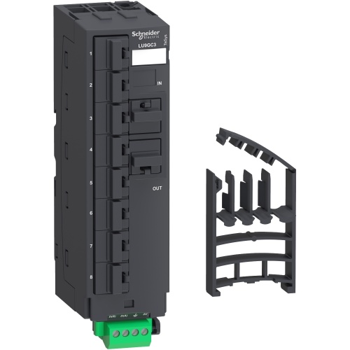 Schneider Electric LU9GC3 Modbus splitter block - 10 RJ45 and 1 screw terminal block