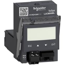 Schneider Electric LUCMX6BL Multifunction control unit, TeSys U, 0.15-0.6A, 1P/3P motors, protection & diagnostic, class 5-30, coil 24V DC