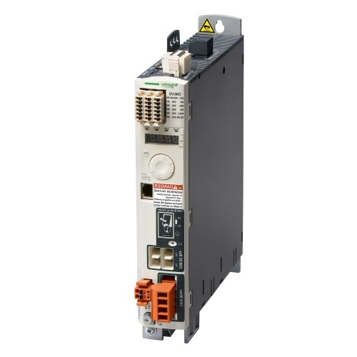 Schneider Electric LXM32CD18N4 motion servo drive, Lexium 32, 18A, three phase, supply voltage 208 to 480V, 1.8kW, modbus