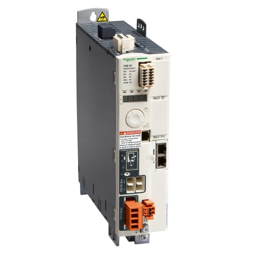 Schneider Electric LXM32MU45M2 motion servo drive, Lexium 32, 4.5A, single phase, supply voltage 115 to 230V, 0.15 to 0.3kW