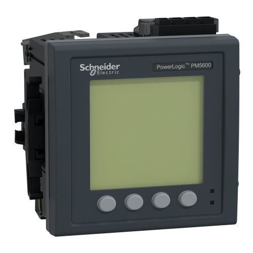 Schneider Electric METSEPM5650 - Power meter PowerLogic PM5650, 2 ethernet, up to 63th Harmonic, 1,1MB, waveform, 4DI/2DO 52 alarms