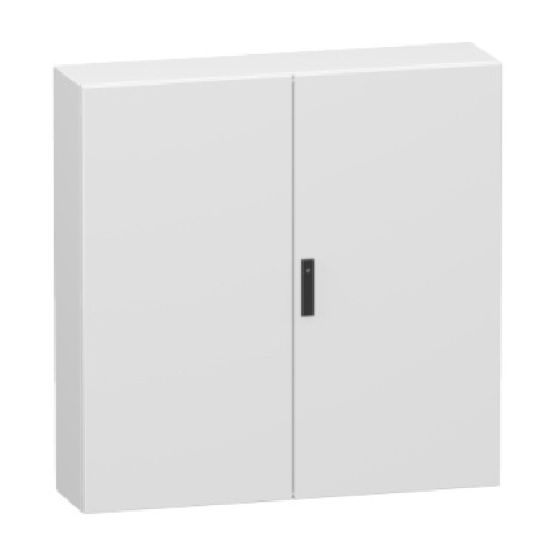 Schneider Electric NSYCRN1212300D - Double plain steel door, PanelSeT CRN, without mounting plate, 1200x1200x300mm, IP55, IK10, RAL7035