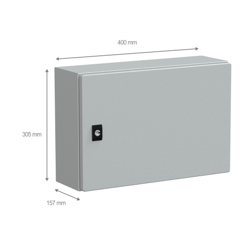 Schneider Electric NSYCRN345150 Steel Enclosure - 11.8" x 17.7" x 5.9" (HxWxD), NEMA 4/4X