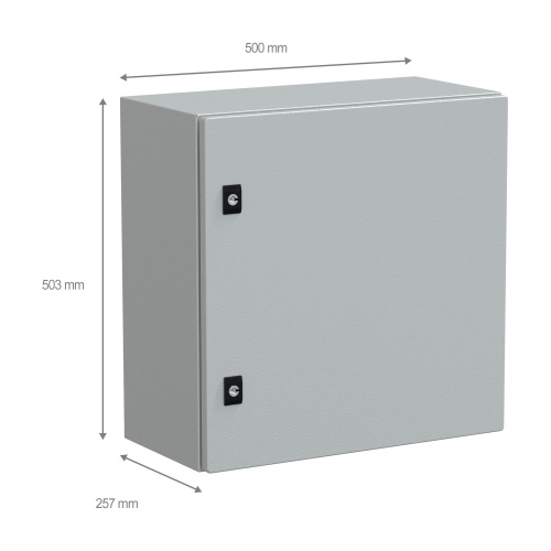 Schneider Electric NSYCRN55250 Steel Enclosure - 19.7" x 19.7" x 9.8" (HxWxD), NEMA 4/4X