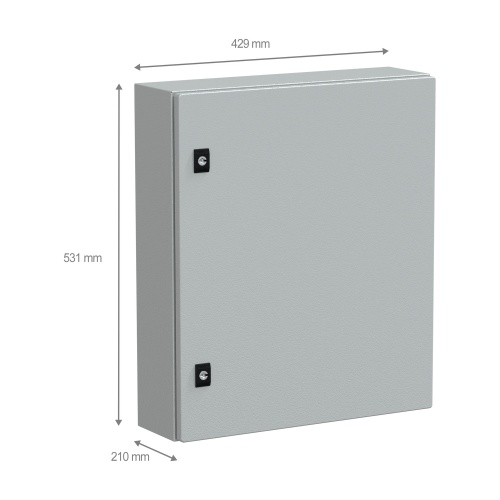 Schneider Electric NSYCRN65150P Steel Enclosure - 23.6" x 19.7" x 5.9" (HxWxD), NEMA 4/4X