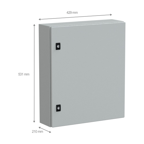 Schneider Electric NSYCRN65150 Steel Enclosure - 23.6" x 19.7" x 5.9" (HxWxD), NEMA 4/4X