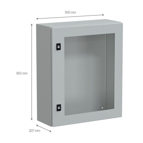 Schneider Electric NSYCRN65200T Steel Enclosure - 23.6" x 19.7" x 7.9" (HxWxD), NEMA 4/4X