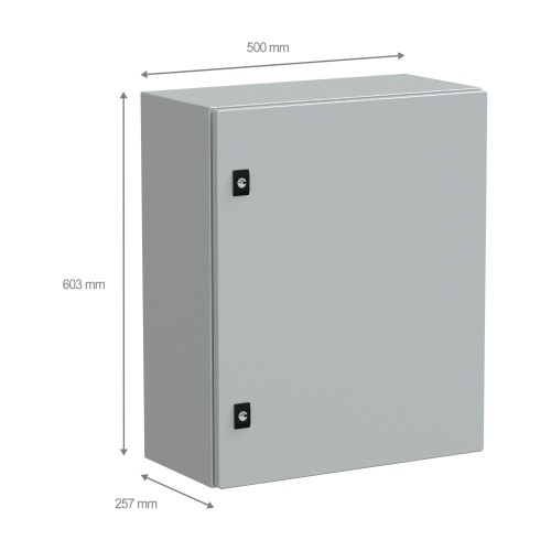 Schneider Electric NSYCRN65250P Steel Enclosure - 23.6" x 19.7" x 9.8" (HxWxD), NEMA 4/4X