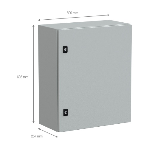 Schneider Electric NSYCRN65250 Steel Enclosure - 23.6" x 19.7" x 9.8" (HxWxD), NEMA 4/4X