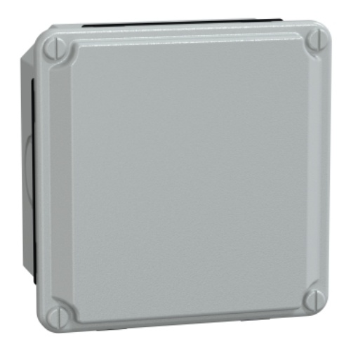 Schneider Electric NSYDB1010M Spacial SDB Wall mounted Steel Enclosure - IP55, 4.13" x 4.13" x 1.93" (HxWxD)