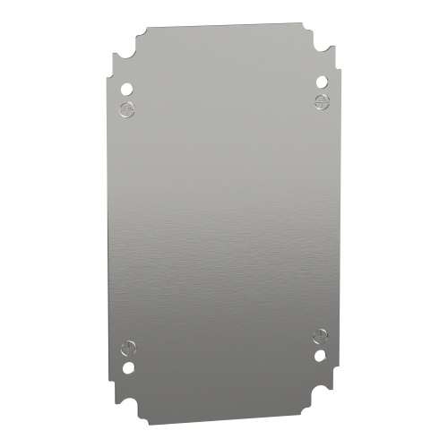 Schneider Electric NSYMM32 - Backplate, Galvanised Steel, 9.84" x 5.91"