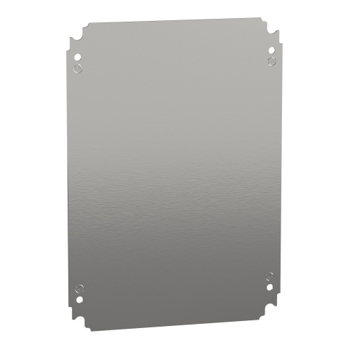 Schneider Electric NSYMM43 - Backplate, Galvanised Steel, 13.78" x 9.84"