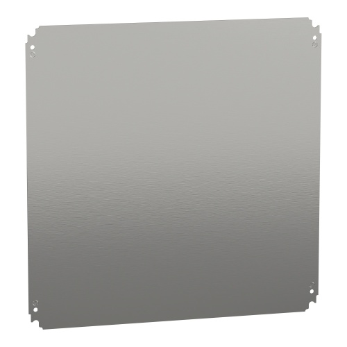 Schneider Electric NSYMM66 - Backplate, Galvanised Steel, 21.7" x 21.7"