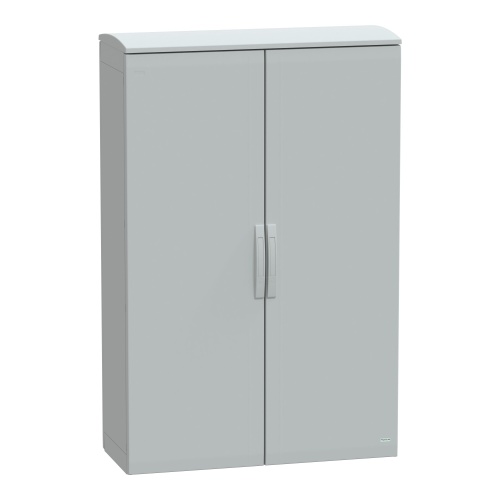 Schneider Electric NSYPLAT15104G Thalassa PLA Floor-standing Fiberglass Reinforced Polyester Enclosure - IP44, 59.06" x 39.37" x 16.54" (HxWxD)